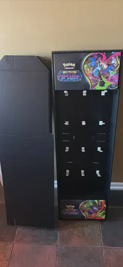 Pokemon TCG Phantasmal Flames Cardboard Standee Display Box (No Boosters) - Image 1