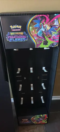 Pokemon TCG Phantasmal Flames Cardboard Standee Display Box (No Boosters) - Image 2