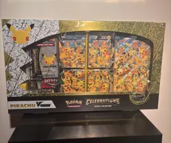 Pokemon Celebrations 25th Anniversary Pikachu V-union Premium Collection Sealed 820650809156 - Image 2
