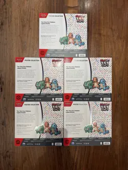 LOT OF 5 -Pokemon 151 Poster Collection Box SEALED - Image 2