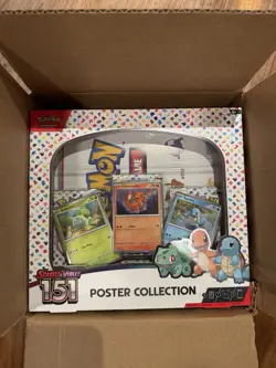 LOT OF 5 -Pokemon 151 Poster Collection Box SEALED - Image 3