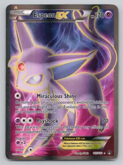 Pokemon TCG Espeon EX (Full Art) Ultra Rare XY - BREAKpoint 117/122 - Image 1