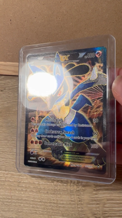 Pokemon Lucario EX Full Art Ultra Rare XY - Furious Fists 107/111 LP - Image 2