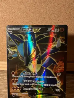 Pokemon Lucario EX Full Art Ultra Rare XY - Furious Fists 107/111 LP - Image 3