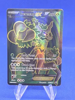 Pokemon XY Primal Clash Trevenant EX 145/160 Full Art Ultra Rare DMG/CREASED - Image 1