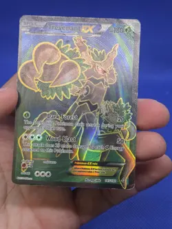 Pokemon XY Primal Clash Trevenant EX 145/160 Full Art Ultra Rare DMG/CREASED - Image 4