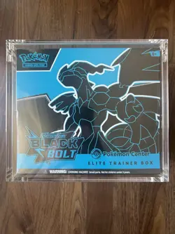 Pokemon Center Black Bolt Elite Trainer Box Exclusive with Magnetic Acrylic Case - Image 1