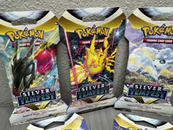 Pokemon Silver Tempest LOT OF (5) Booster Packs Sealed New. - Image 2