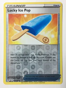 Lucky Pop 150/203 Reverse Holo Uncommon Evolving Skies Pokemon Light Play - Image 1