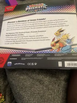 Pokemon TCG Scarlet & Violet Prismatic Evolutions Poster Collection Box - Image 2