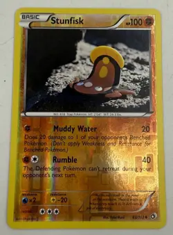 Stunfisk 83/113 Legendary Treasures Reverse Holo Rare Pokemon TCG Near Mint - Image 1