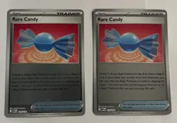 Rare Candy X2 (Reverse Holo) 125/132 - Mega Evolution - Pokemon - NM/M - Image 1