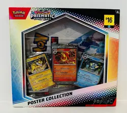 NEW Pokemon TCG Scarlet & Violet Prismatic Evolutions Poster Collection Box - Image 1