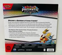 NEW Pokemon TCG Scarlet & Violet Prismatic Evolutions Poster Collection Box - Image 2