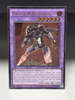 Masked HERO Dark Law (UTR) OP01-EN003 OTS Tournament Pack 1 Ultimate - Image 1