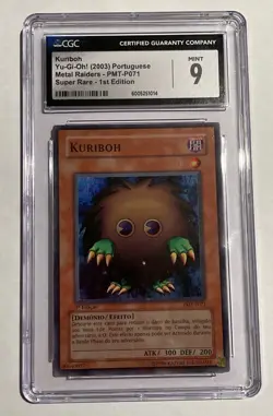 Kuriboh Yu-Gi-Oh! (2003) Portuguese Metal Raiders PMT-P071 1st Ed. CGC 9 MINT - Image 1