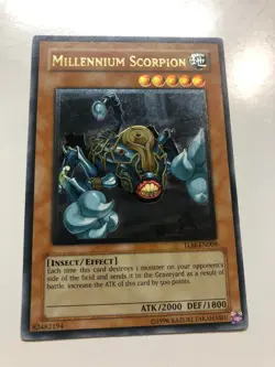 USA Seller Yugioh Millennium Scorpion - TLM-EN009 - Ultimate Rare VLP - Image 1