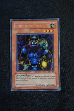 Yugioh! LP Kinetic Soldier - WC4-002 - Secret Rare - Limited Edition Lightly Pla - Image 1