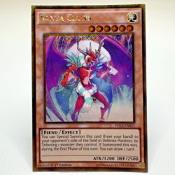 Yugioh Santa Claws PGL2-EN021 1st Edition Gold Secret Rare Holo - NM ?? - Image 1