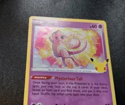Mew 011/025 Celebrations (25th Anniversary) Holo Rare Pokemon Card LP - Image 2