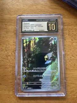 Pokemon TCG AR-Sv2a Psyduck Card 175/165 Japanese Edition CGC Pristine 10 - Image 1