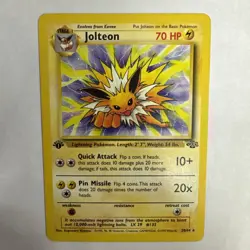 199 Pokemon 1st Edition Jolteon 20/64 Jungle Non Holo Rare - Image 1