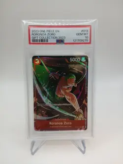 PSA 10 Roronoa Zoro ST01 013 Gift Collection 2023 One Piece Card Game English - Image 1