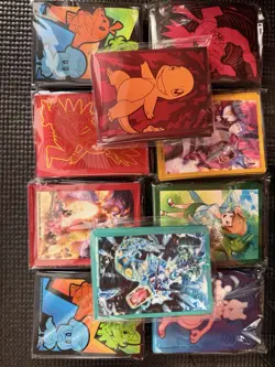 Lot Of 10 Sealed Never Used Themed Pokemon Card Sleeves - Image 1