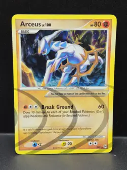 Arceus lv. 100 AR8 - Platinum Arceus Holo Rare - Pokemon Card TCG - LP (3) - Image 1