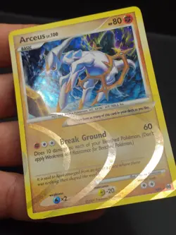 Arceus lv. 100 AR8 - Platinum Arceus Holo Rare - Pokemon Card TCG - LP (3) - Image 5