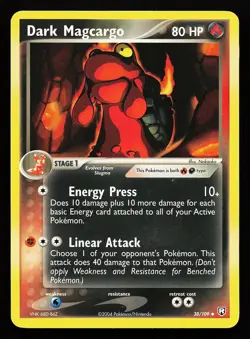 Dark Magcargo 38/109 Uncommon EX Team Rocket Returns Pokemon Card - Image 1