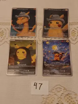 4 Starry Night Pokemon x Van Gogh Promo Card - Image 1