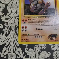 Brock's Golem 020/132 Gym Heroes Rare WOTC Pokemon Card NM Vintage - Image 5