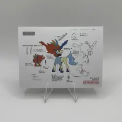 Pokemon Polaroid Keldeo Sketch Art Card ZA STUDIO - Image 1