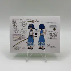 Pokemon Polaroid Trainer Lana Sketch Art Card ZA STUDIO - Image 1