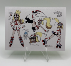 Pokemon Polaroid Trainer Korrina Sketch Art Card ZA STUDIO - Image 1