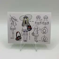 Pokemon Polaroid Trainer Lillie Sketch Art Card ZA STUDIO - Image 1