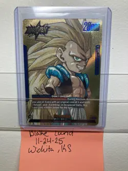 Gotenks SB02-017 Gold Leader Manga Booster 02 Dragon Ball Card English NM - Image 1