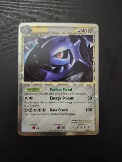 Pokemon TCG Steelix Holo Ultra Rare Prime Edition 2010 Unleashed Card 87/95 - Image 2