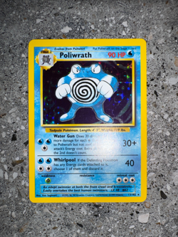 Pokemon TCG Cards Poliwrath 13/102 Base Set Holo Rare - Image 4