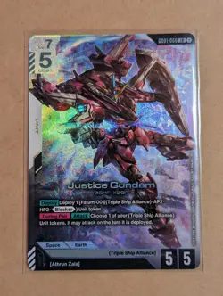 Justice Gundam (GD01-066) (NM) - Gundam Card Game - Newtype Rising - Image 1