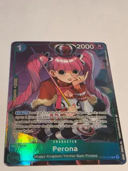 Perona (Illustration Box Vol.4) OP09-034 One Piece Promotion Cards Foil NM - Image 2