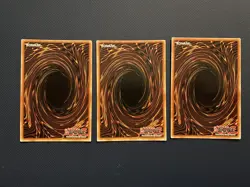 YuGiOh! Egyptian God Cards - SECRET RARE - COMPLETE FULL SET - OBELISK RA SLIFER - Image 2