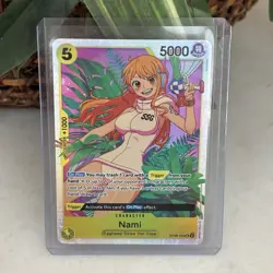 Nami One Piece P08-106 SR English Trading Card - Image 5