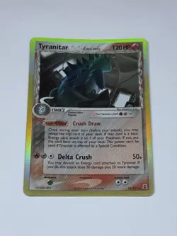 Tyranitar 16/113 EX Delta Species Reverse Holo Rare TCG Pokemon Card MP - Image 1