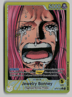 Jewelry Bonney OP13-100 Leader Alt Art | One Piece Card Game - Image 1