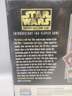 Star Wars Premiere Parker Brothers 2-Player Customizable Card Game 1995 Sealed 73000403607 - Image 3