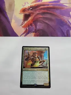 MTG - Nazahn, Revered Bladesmith Commander 2017 Foil Mythic #044 - Image 2