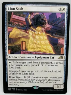 MTG Lion Sash Kamigawa: Neon Dynasty Regular - Image 1