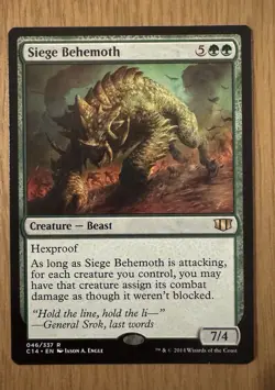 MTG Siege Behemoth Commander 2014 Regular LP/NM - Image 1